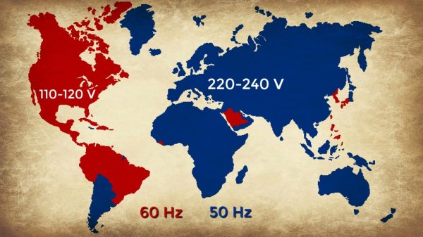 
        В России 220 вольт, а в США 110 вольт. Чем отличается напряжение в розетке, и почему американское старье не меняют уже сто лет    