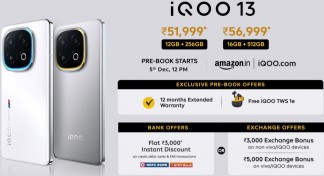 iQOO 13 debuts in India, will also be sold through offline stores 