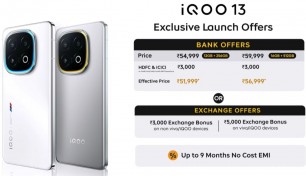 iQOO 13 debuts in India, will also be sold through offline stores 