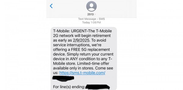 T-Mobile's 2G network is shutting down next month 