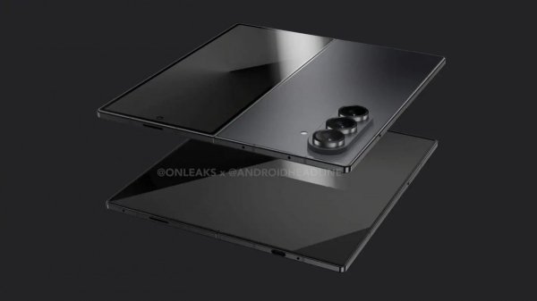 Samsung Galaxy Z Fold7 renders show a thinner device 