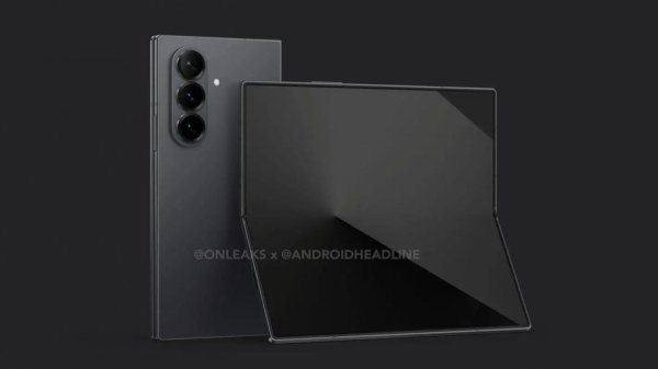 Samsung Galaxy Z Fold7 renders show a thinner device 