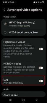 Samsung Galaxy S24 Ultra gets Log video recording with One UI 7 beta update 