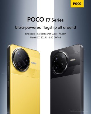 The Poco F7 series is launching globally next week 