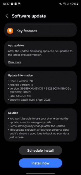 Samsung Galaxy S24 series gets stable One UI 7 update in Europe 