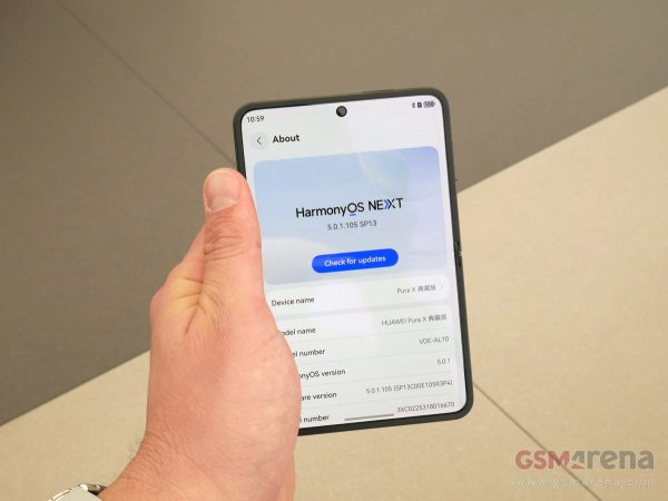 Huawei Pura X hands-on 