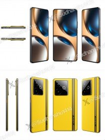 More Realme GT 7T renders leak showing all colors 