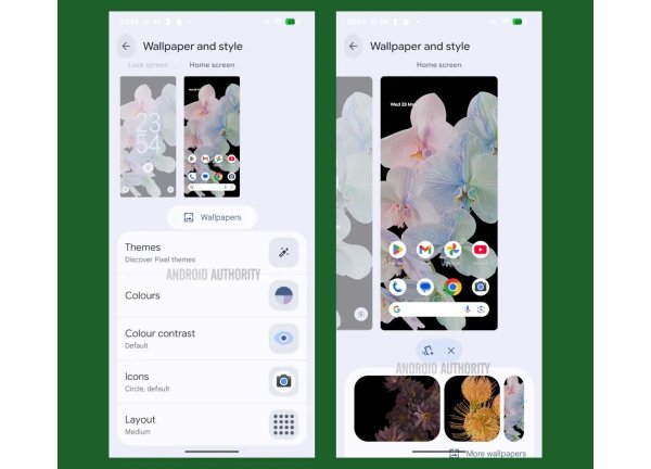 Google is working on theme packs for Pixels 