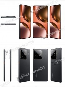 More Realme GT 7T renders leak showing all colors 