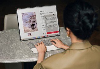 Huawei MateBook Fold Ultimate is an 18" all-screen laptop that folds to the size of a 13" laptop 