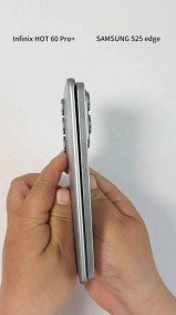 Ice Universe: the Infinix Hot 60 Pro+ is lighter than and almost as thin as the Galaxy S25 Edge 