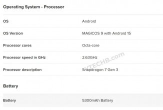 Honor 400 specs and price leak 