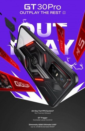 Infinix GT 30 Pro unveiled with Dimensity 8350 Ultimate, 144Hz screen and GT triggers 