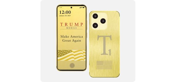 Trump Mobile carrier launches in the US with gold-colored Trump T1 Phone 