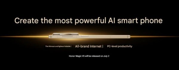 Honor Magic V5 surfaces in first official look 