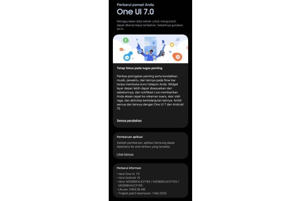 Samsung Galaxy M33 receives One UI 7 update based on Android 15 