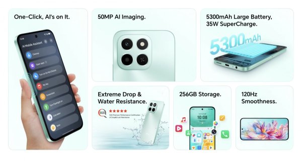 Honor X6c debuts with 120Hz LCD and Helio G81 Ultra  