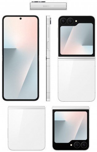 Galaxy Z Flip7 and Flip7 FE leak again, new renders offer best look yet  