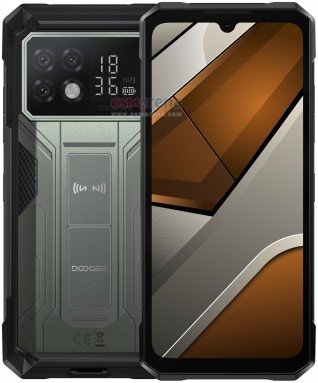 Here's the Doogee S200 Max with dual flashlight, dual screen, and a 22,000 mAh battery 