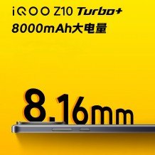iQOO Z10 Turbo+ launching next week with 8,000mAh battery  
