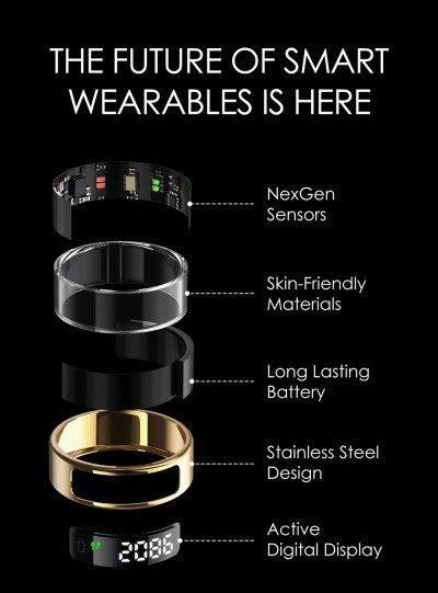 Pebble Halo Smart Ring arrives with a digital display, stainless steel design, and a sub-$100 price tag 