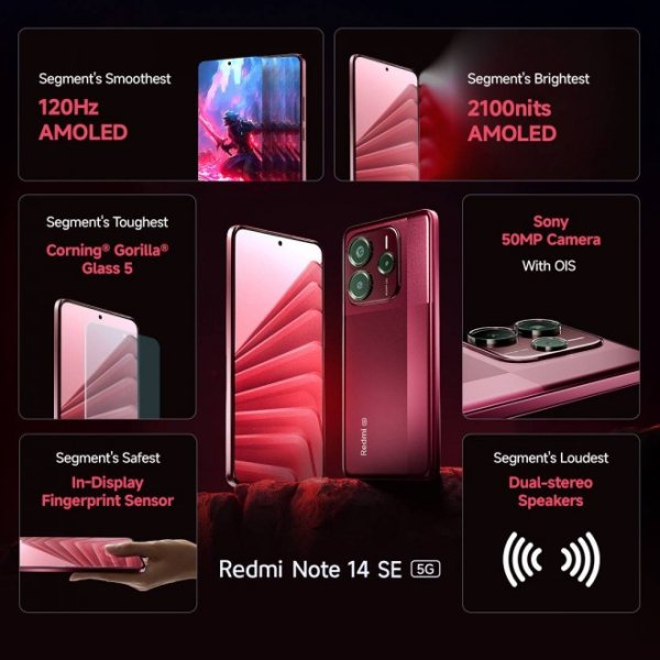 Redmi Note 14 SE now official with familiar looks and specs 