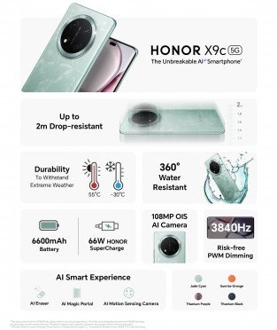 Honor X9c launches in India next week 