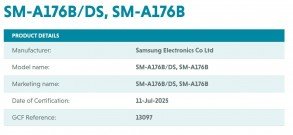 Samsung Galaxy A07 and A17 get more certifications, F17 shows up in support pages 