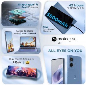 Motorola Moto G96 now official with SD 7s Gen 2 and 144Hz OLED display 