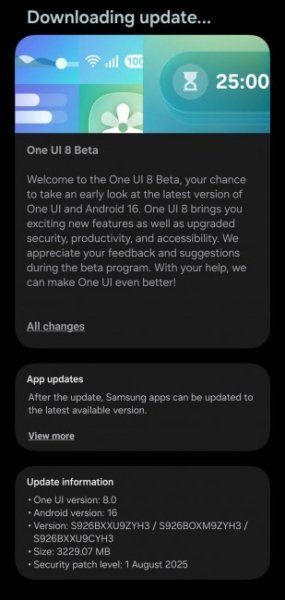 Samsung Galaxy S24 series, Galaxy Z Fold6 and Z Flip6 receiving One UI 8 beta 