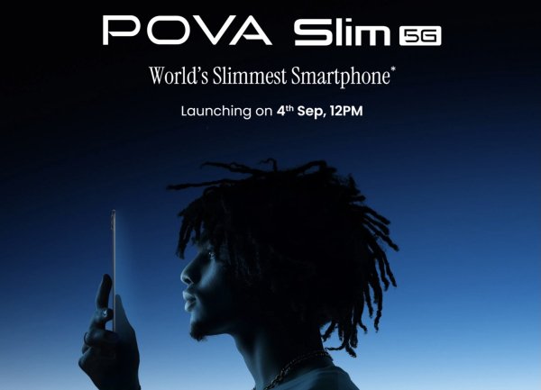 Tecno Pova Slim 5G to debut on September 4 