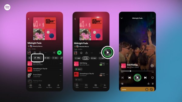 Spotify now lets you mix your playlists with your own transitions 