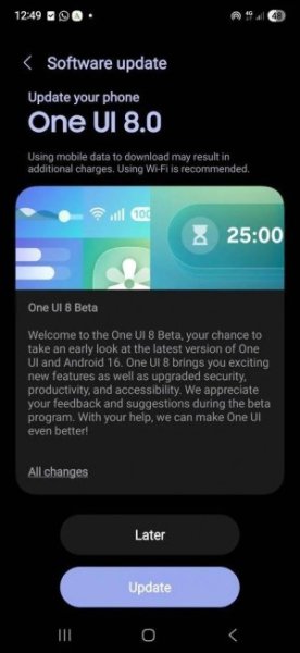First One UI 8 beta arrives on Galaxy A36, A35, A55 and A54, Galaxy S23 series too 