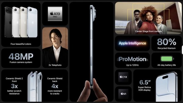Apple iPhone Air is here: 5.6mm thick, A19 Pro chip and 6.5&rdquo; ProMotion display 
