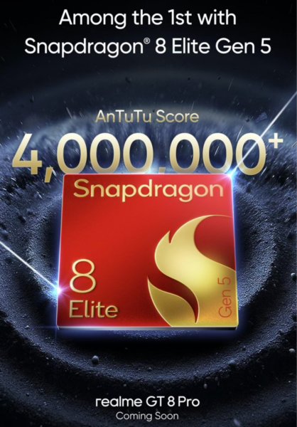 Realme GT 8 Pro to debut globally with the new Snapdragon 8 Elite Gen 5 SoC 