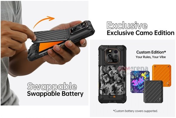 Ulefone's new brand RugOne debuts with Xever 7 rugged phones with swappable batteries 