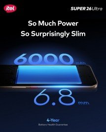itel Super 26 Ultra brings curved AMOLED display and 6,000mAh battery 	 