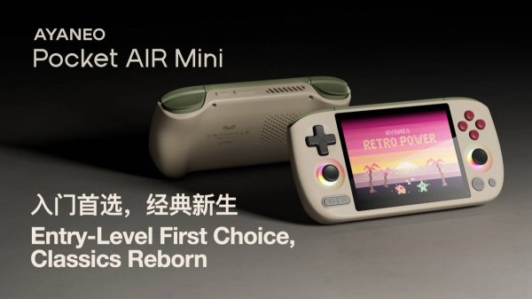 Ayaneo's new Android-based Pocket Air Mini retro gaming handheld has a 4:3 display 