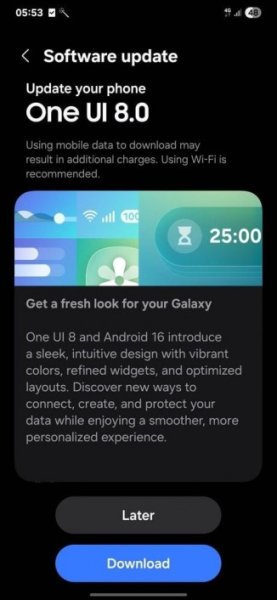 Samsung Galaxy A73 receives its last big update  Samsung Galaxy A73 receives its last big update