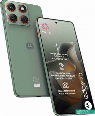 Motorola Edge 70 leaks in more press renders, its EU Energy label is out too 