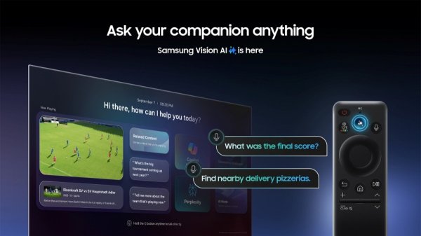 The Vision AI Companion on 2025 Samsung TVs can answer questions and translate dialog 