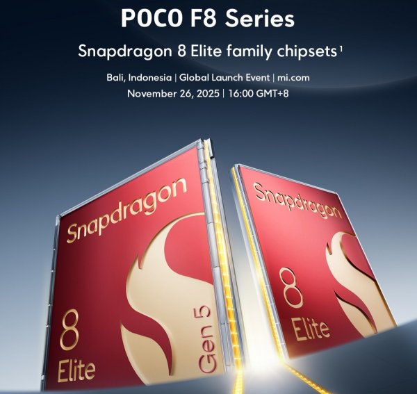 Poco F8 Ultra and F8 Pro chipset details confirmed 