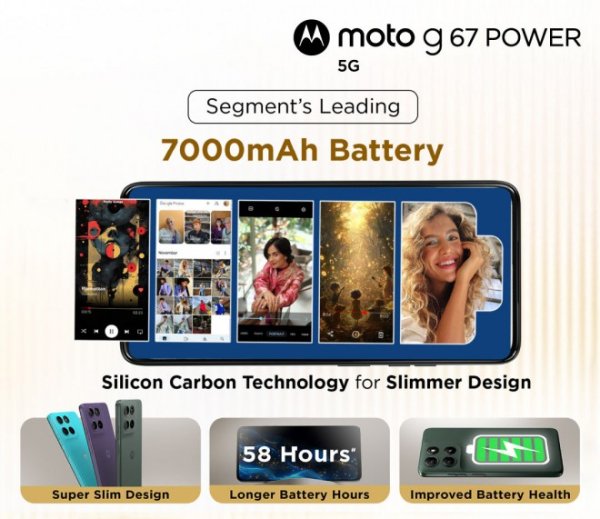 Moto G67 Power now available in India  