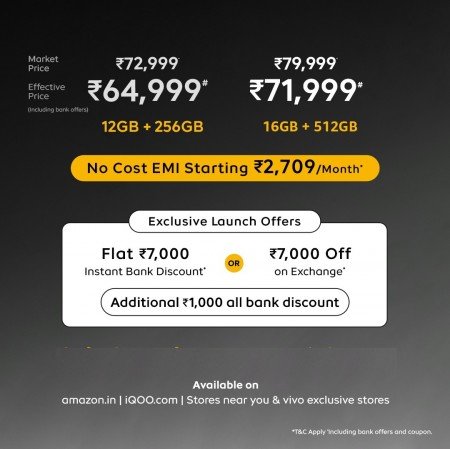 iQOO 15 goes on sale in India 