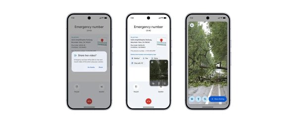 Android gets the ability to share live video with emergency services 