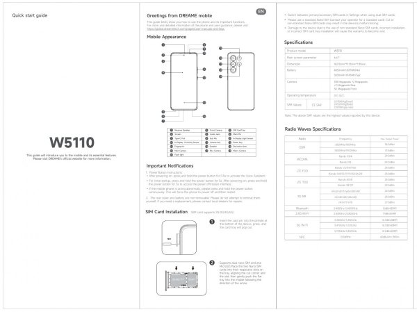 Dreame's first smartphone has its specs leaked 