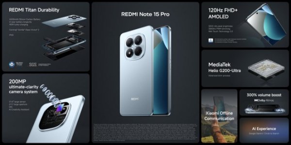 The global rollout of the Redmi Note 15 begins in earnest, here are the prices 