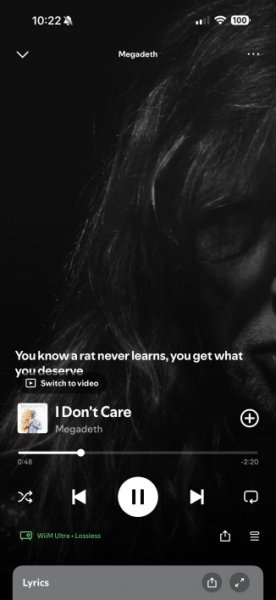 Spotify update puts lyrics right in your Now Playing screen 