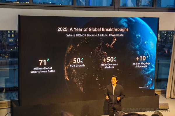 Honor sold over 70 million smartphones in 2025 Honor sold over 70 million smartphones in 2025