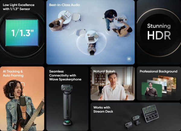 Insta360 launches upgraded Link 2 Pro and Link 2C Pro webcams with huge 1/1.3" sensors 